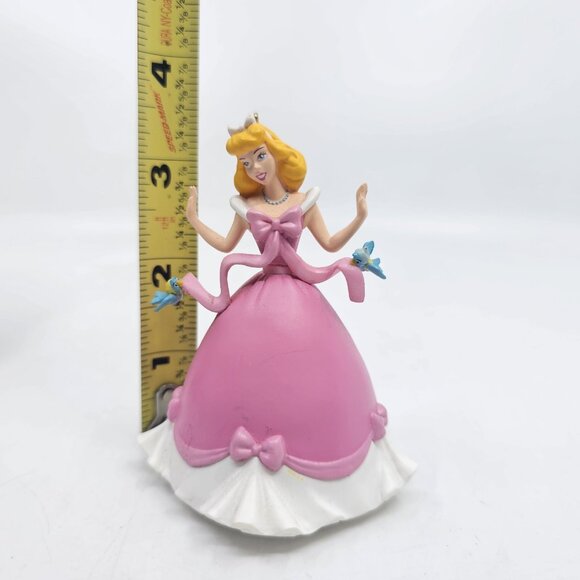 Hallmark Disney Dressing Cinderella Princess Christmas Tree Ornament Pink 3.5 in - Picture 6 of 10